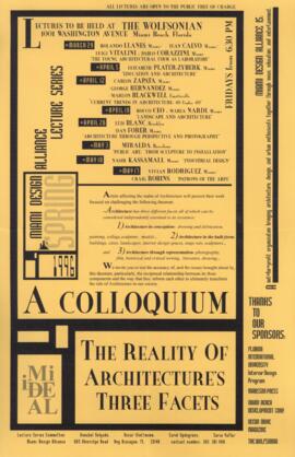 A Colloquium: The Reality of Architecture's Three Facets