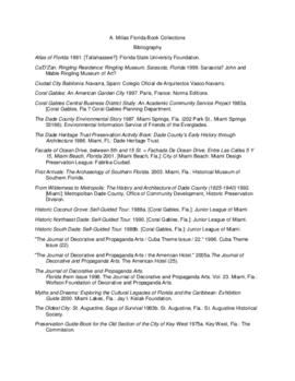 Aristides J. Millas - Florida Book Collection