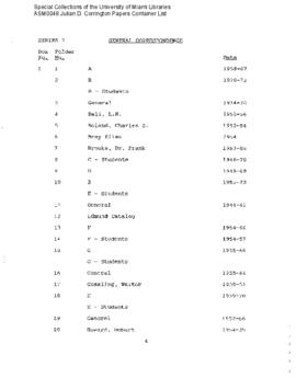 Julian D. Corrington Papers