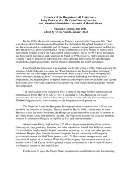 Holocaust Restitution collection